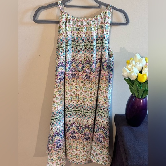 👗 Rachel Ashwell Summer Floral Sheath Dress - Size 10 🌸 - Picture 3 of 12